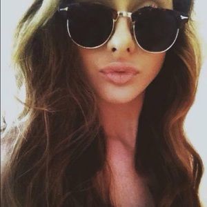 🕶 sunglasses glasses leopard gold brown black